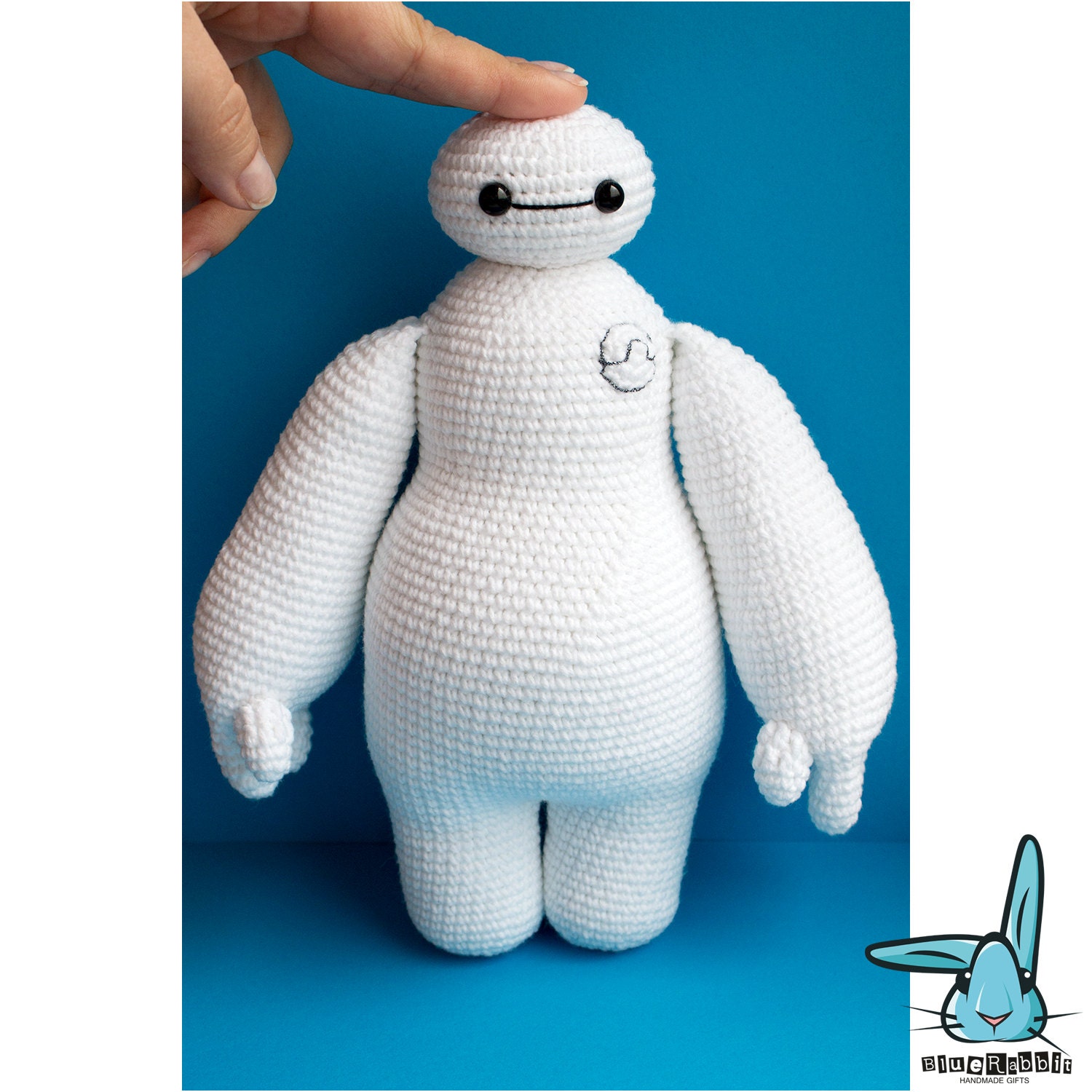 Crochet Baymax Big Hero 6 inspired crocheted Baymax