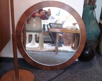 Huge mirror teak 60s era Kjersgaard