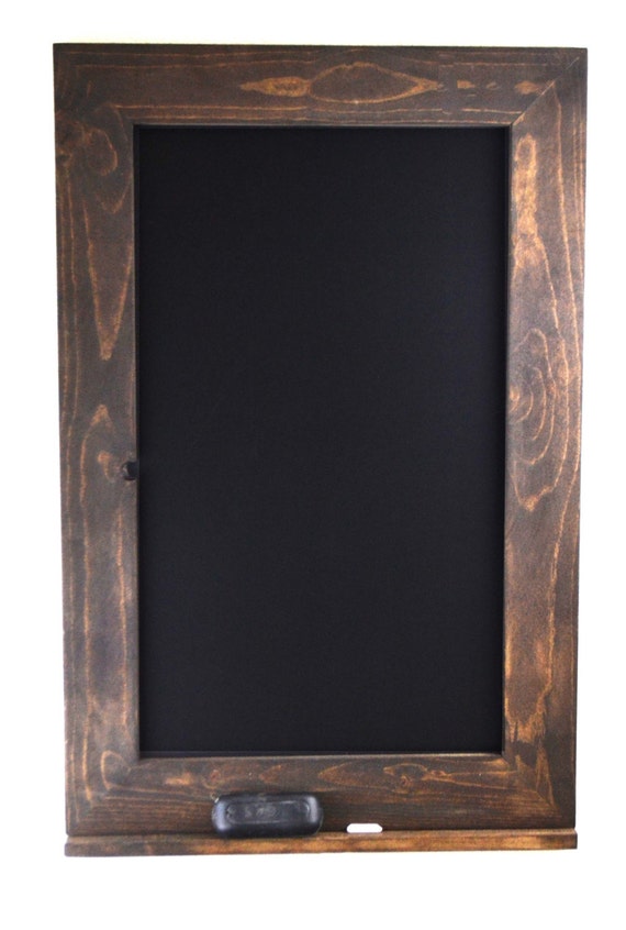 Rustic Chalkboard Frame 36x24 with Chalk Tray by MintageDesigns