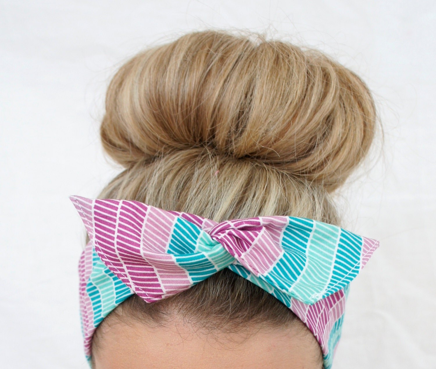 Purple Wave Wire Twist Headband Women's Headband