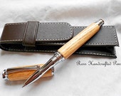 Handcrafted Rollerball Pen, Oak Writing Pen, Writing Instrument Handcrafted