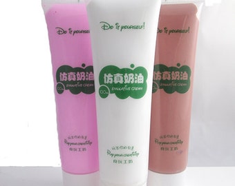 1 x 100ml tube of decoden cream with 6 FREE ICING TIPS, choose colour.