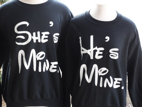 she's mine and he's mine shirts