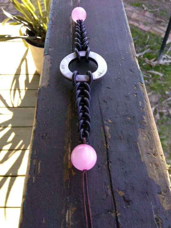 Grommet Bracelet by Perplexities on Etsy