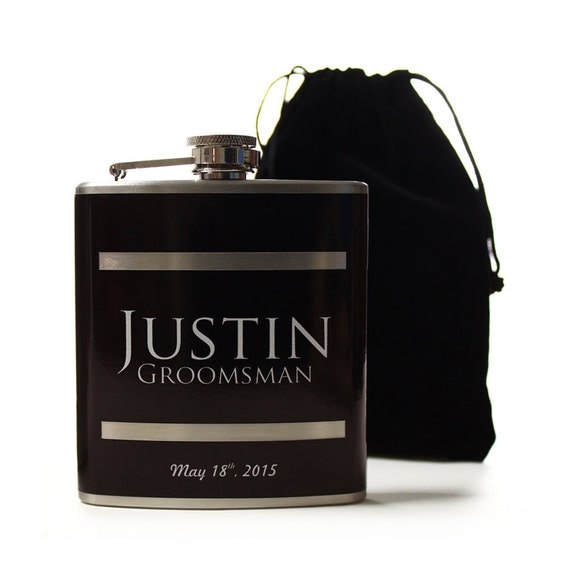Personalized Gifts for Groomsmen, Custom Flasks for Your Wedding Party