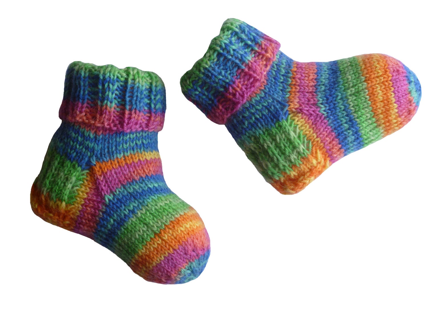 Baby Wool Socks Newborn Socks Hand Knit by handicraftland ...