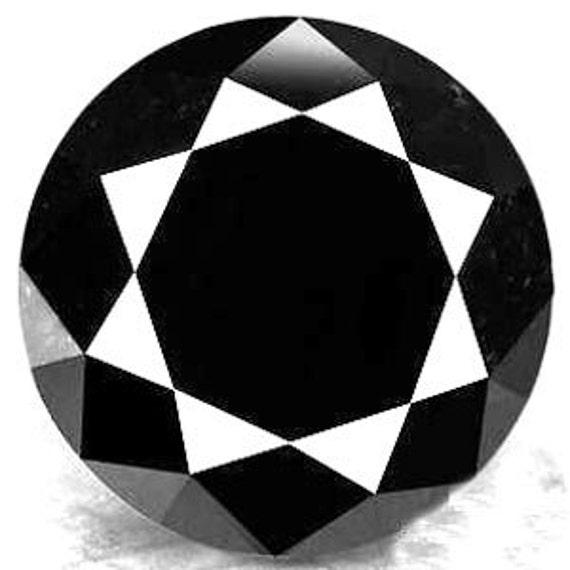 pc/ 3.04ct AAA amazing Quality Black Diamonds Round Shape 10mm(Appx ...