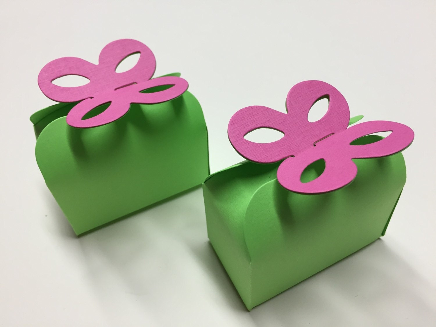 Lime Green And Pink Favor Boxes Lime Green Wedding Favor Pink