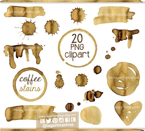 Download Coffee Stains Clipart Images PNG Coffee spots real coffee