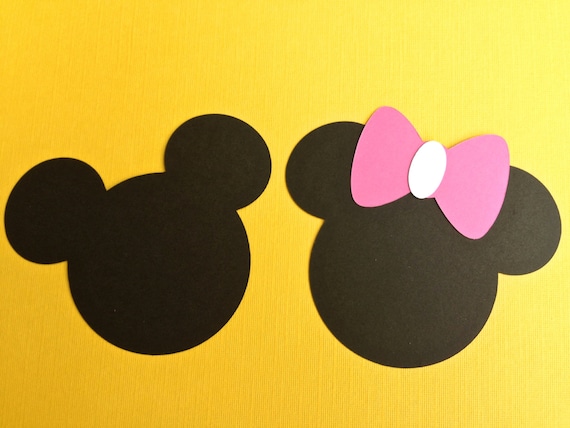 Mickey Mouse Cut Out Minnie Mouse Die Cut Die By Chrissydscrafts