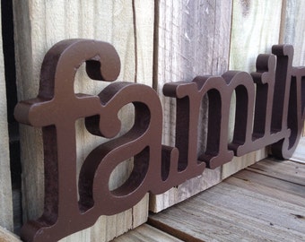 Wooden family sign | Etsy