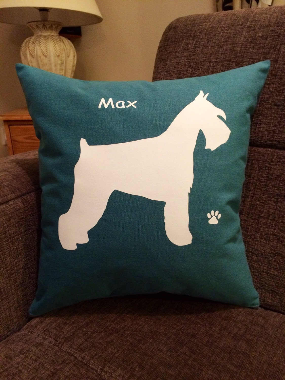 miniature schnauzer cushion