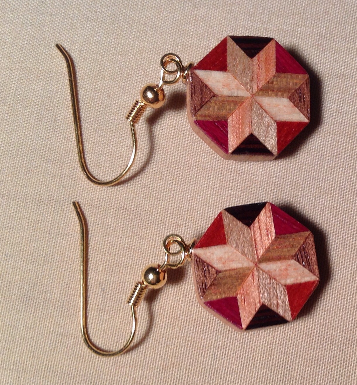 decoupage-earrings-wooden-earrings-quilt-pattern-earrings-etsy