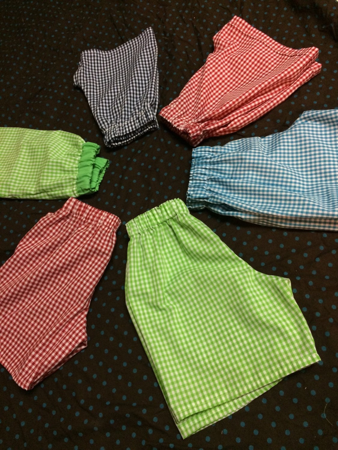 Gingham Boutique Shorts BOY Shorts GIRL by