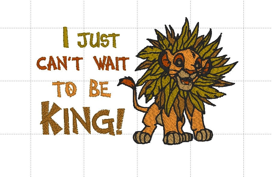 I Just Can't wait to be KING Simba The Lion King Cub