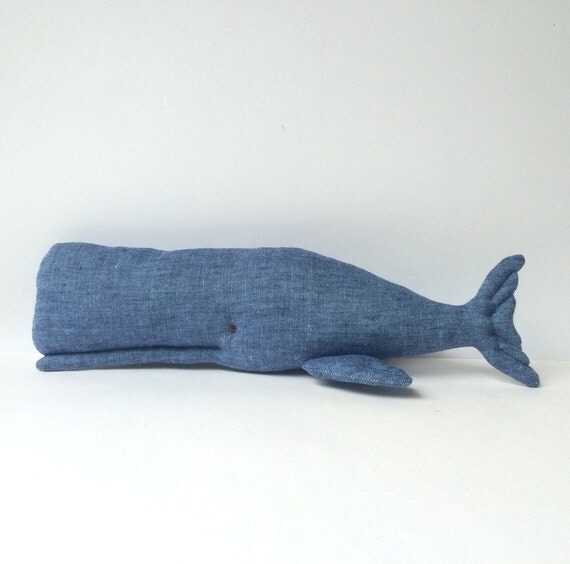 blue stuffed whale