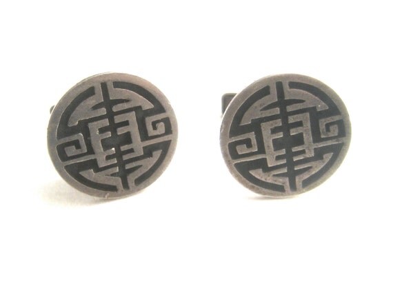 American Modernist Allan Adler Cuff Links Mid by BetterWythAge