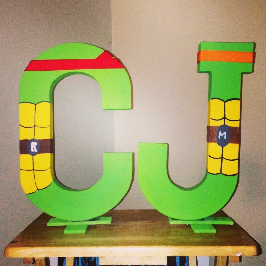 Ninja Turtle Letters