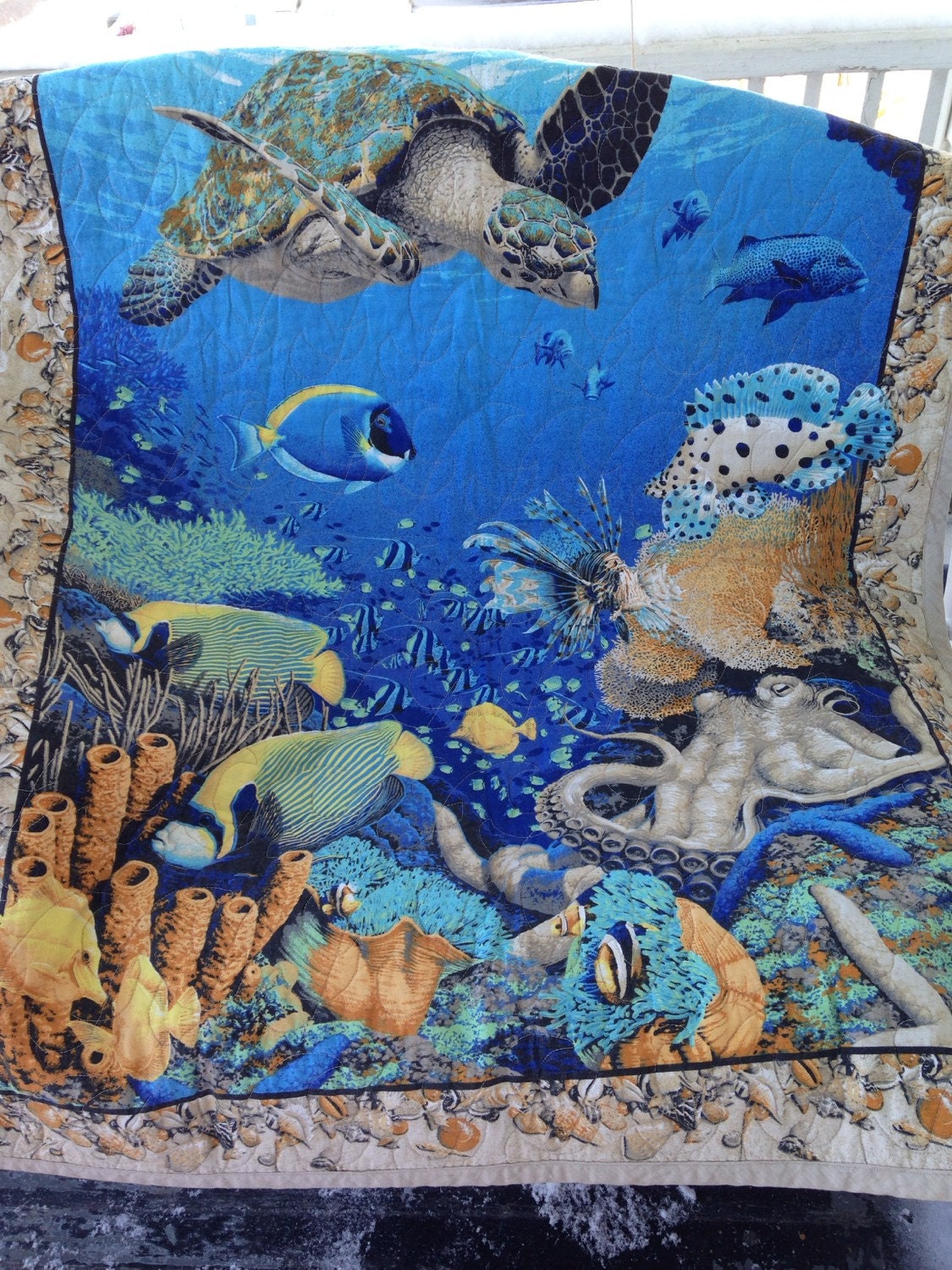 Seascape Toddler Quilt