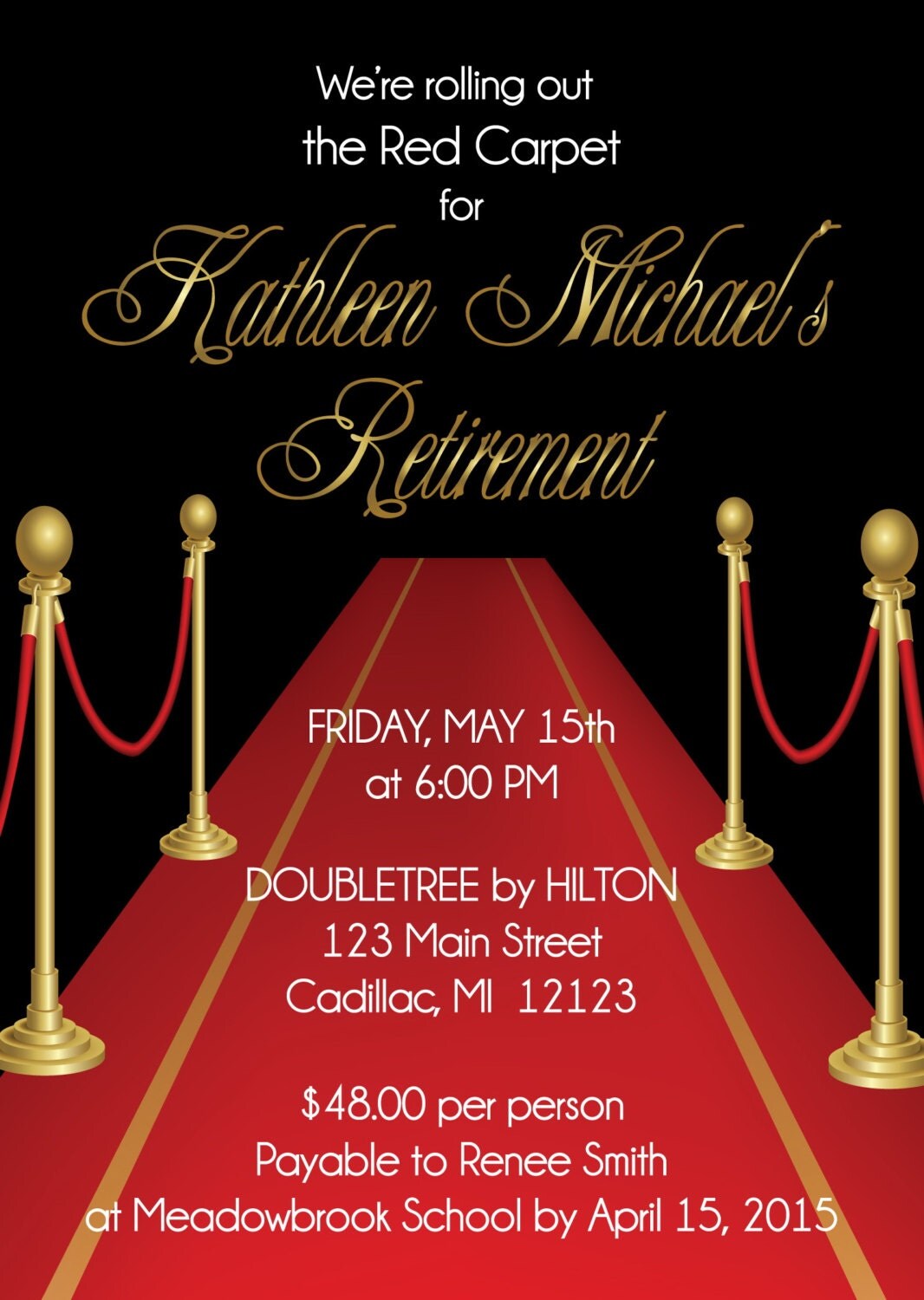 Red Carpet Affair Invitations 2