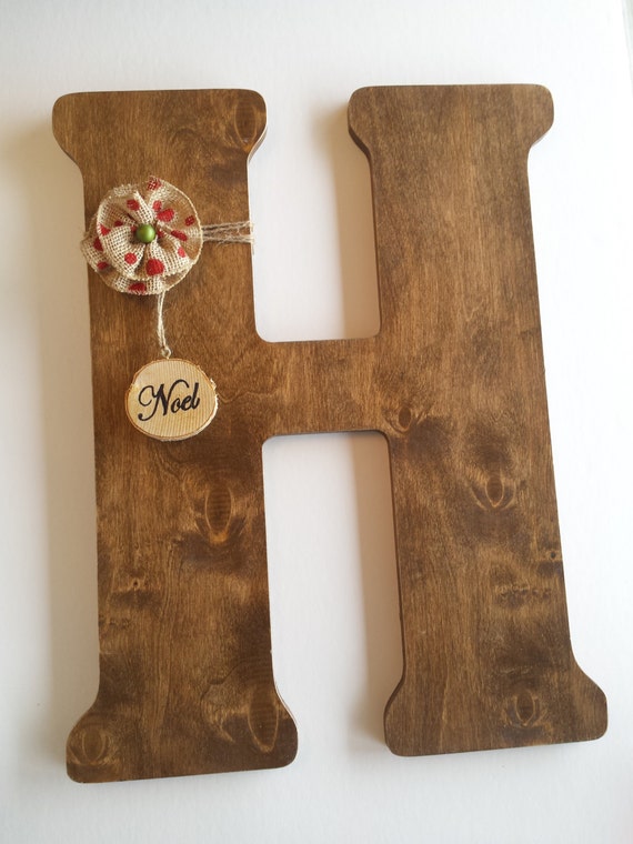 Wood Letter Embellishments Interchangeable Embellishments