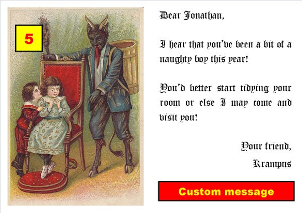 Krampus cards