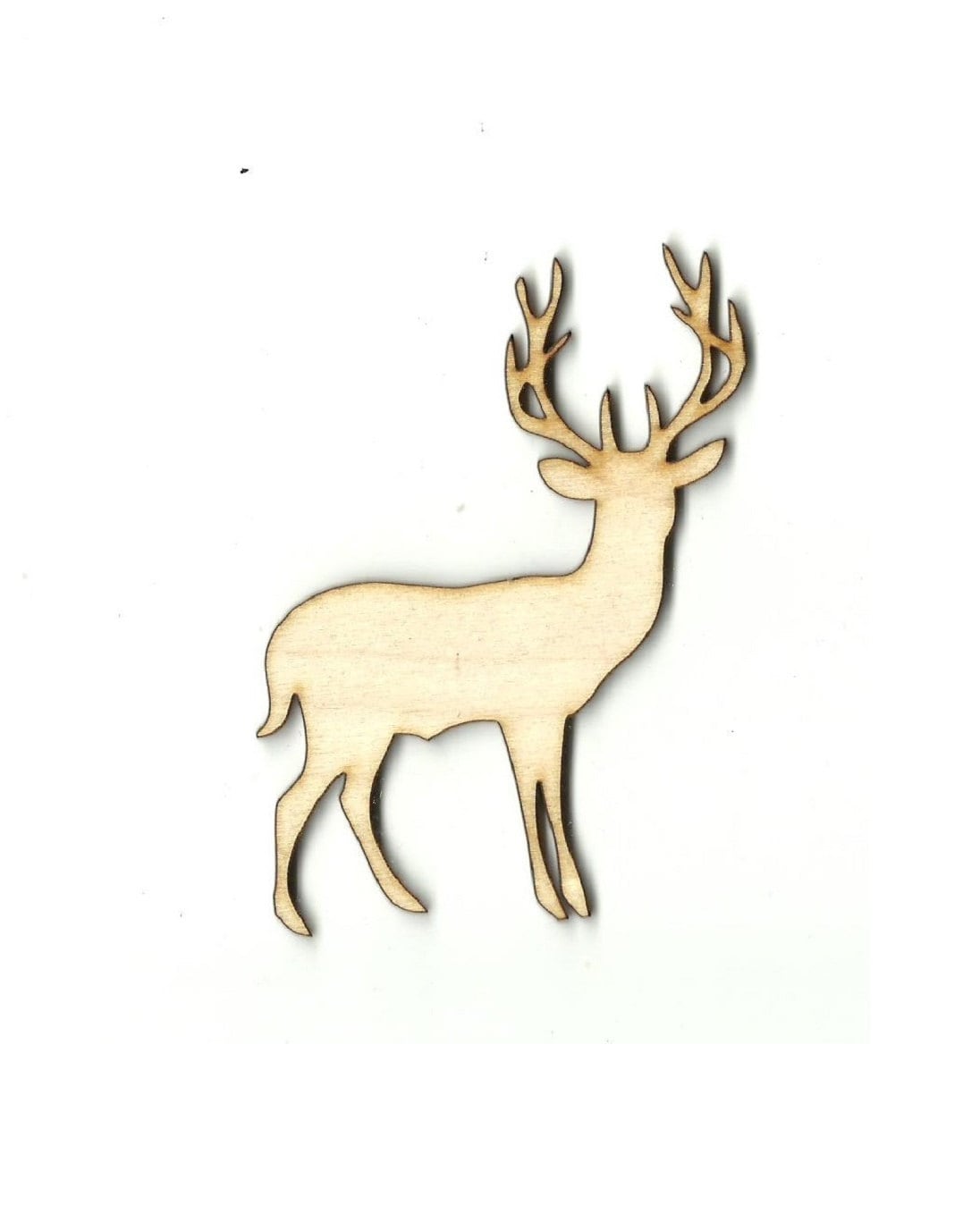 Buck Deer Laser Cut Outs Unfinished Wood Shapes Variety of