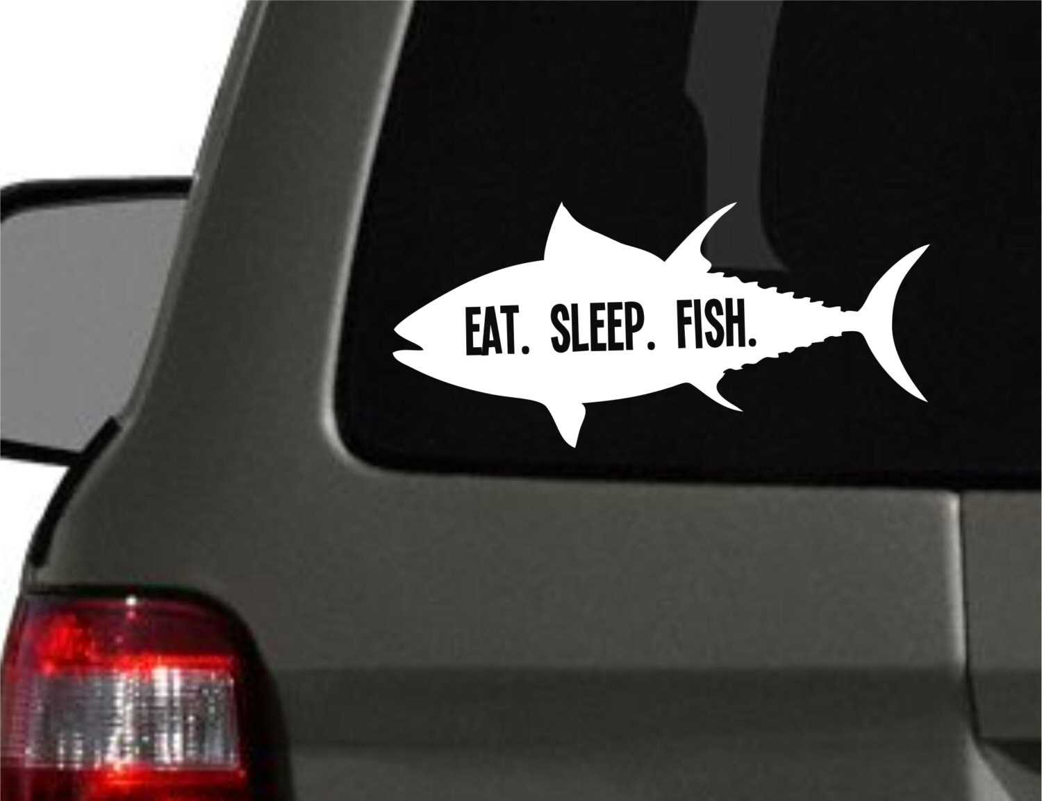 Download Eat Sleep Fish Sticker For Car Window or Bumper Fishing