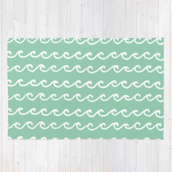 Seafoam Area Rug Mint Rug Green Rug Ocean Waves Modern Rug   Il 570xN.703970813 9owx 