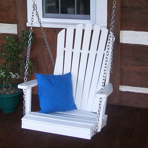 Recycled Plastic Adirondack Swing Chair