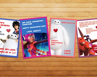 Big Hero 6 Valentines day cards *Valentine* digital item ~ Baymax ...