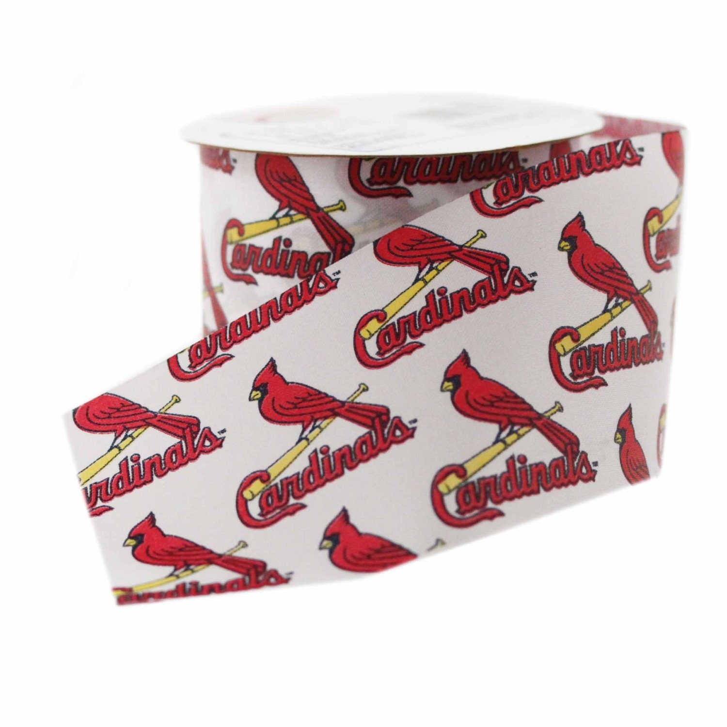 Offray MLB St. Louis Cardinals Fabric Ribbon 21/2Inch by
