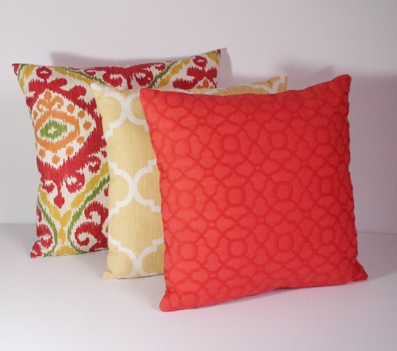 Yellow pillow cover Throw pillow Pillow cover Couch pillow