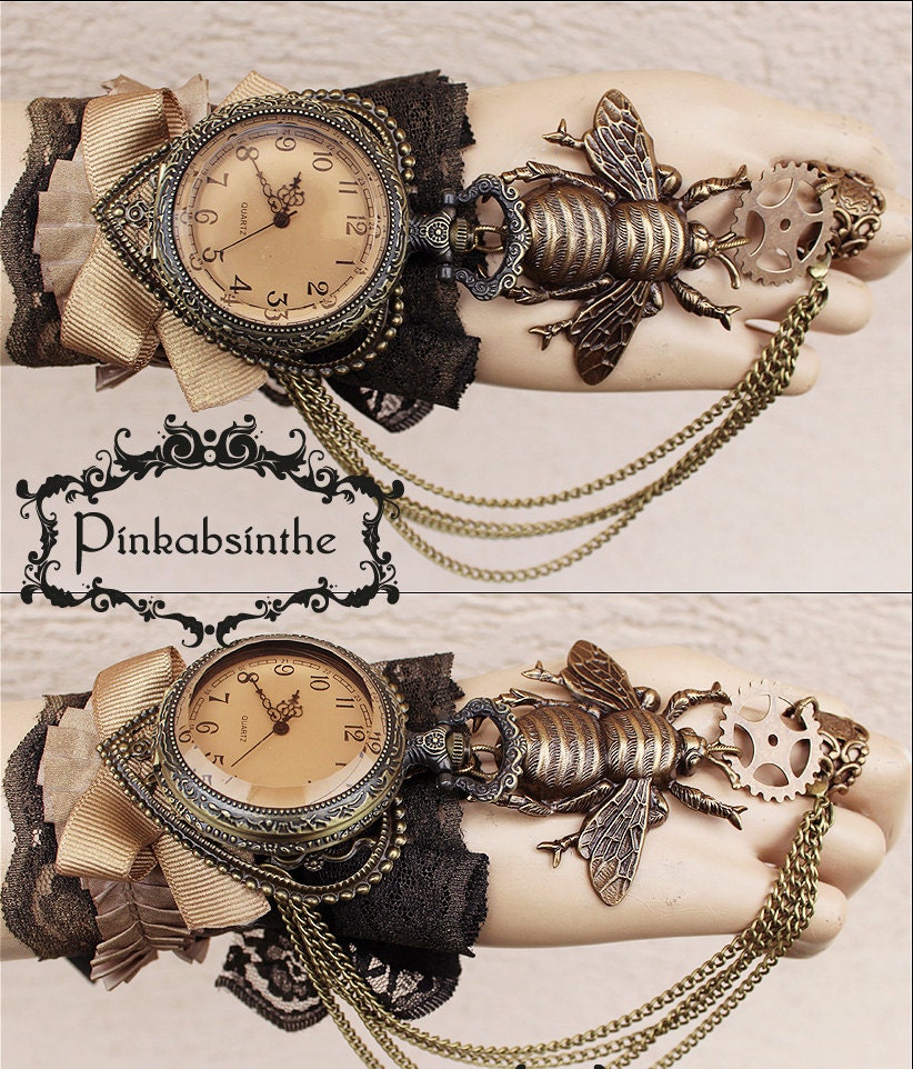 Steampunk boho bohemian watch work lockets cuffs aged glamour steampunk buy now online