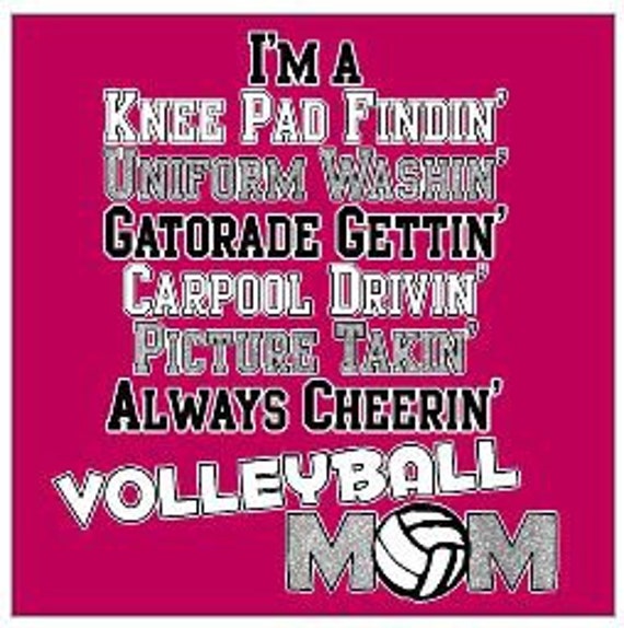 Volleyball Mom Shirts Volleyball Shirt Sports by XtremeSparkle