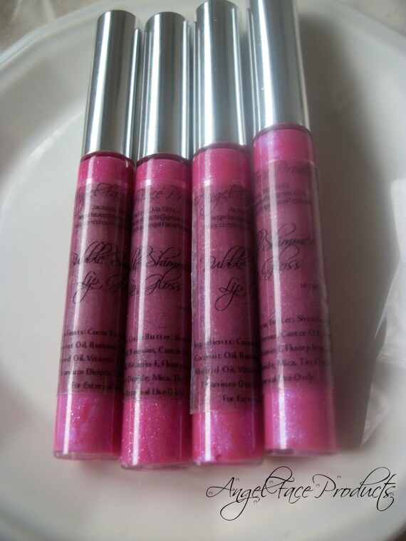 CLEARANCE/Lip Gloss, Bubble Shimmer Lip Gloss, Handmade Lip Gloss