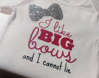 Items similar to I like big bows and I can not lie Printable-bows, pink ...
