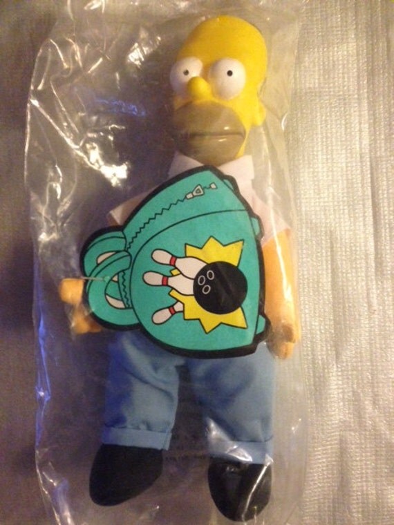 1990 Homer Simpson doll in package by MimisMagicMarket on Etsy