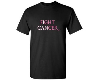 Fight Cancer Men tshirt~ Breast Cancer Awareness I Can Fight Cancer T-shirt, Breast Cancer Awareness Shirt in Men size Support Breast Cancer
