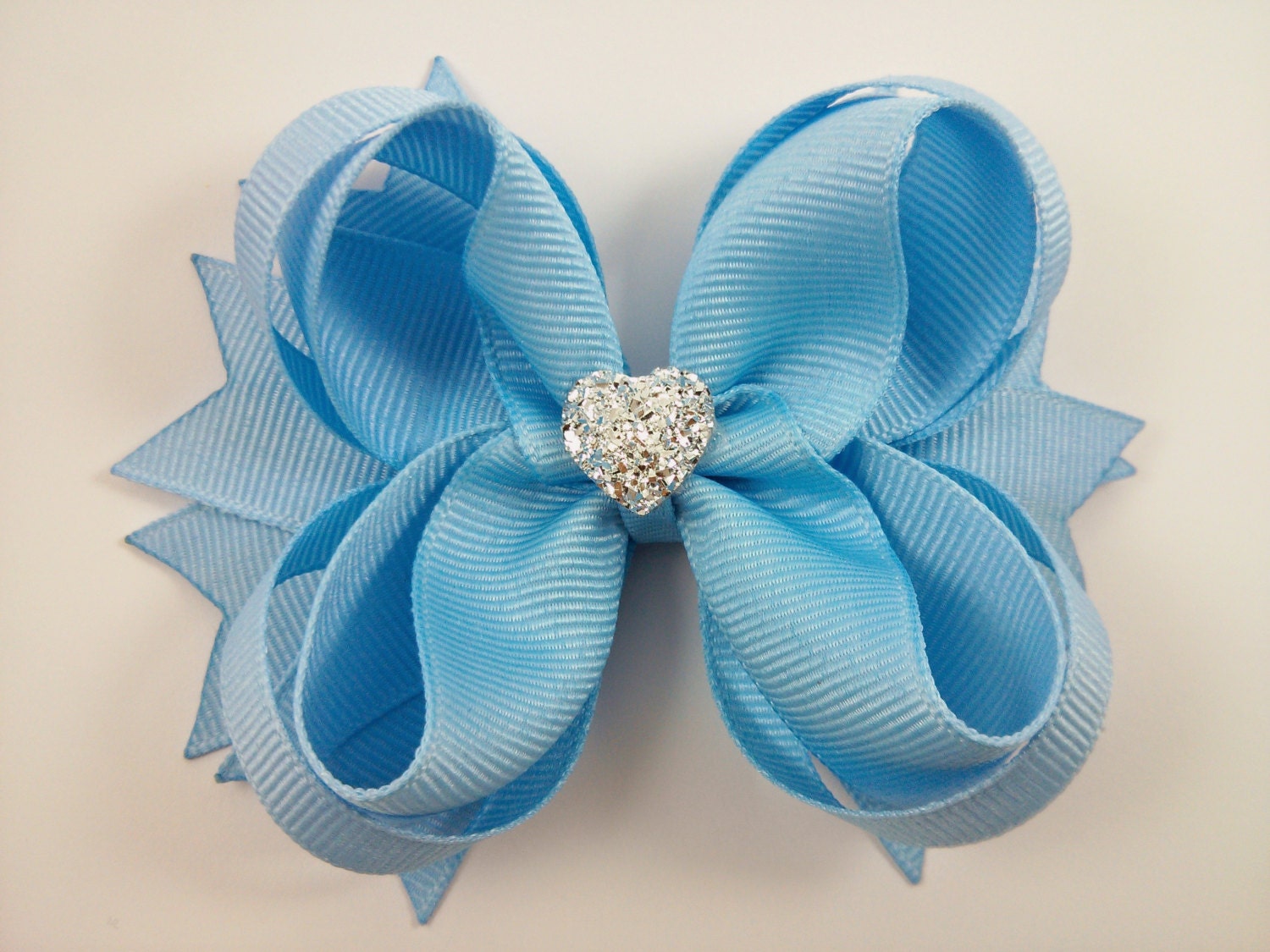 Blue Bow Hair Tie - Etsy - wide 8