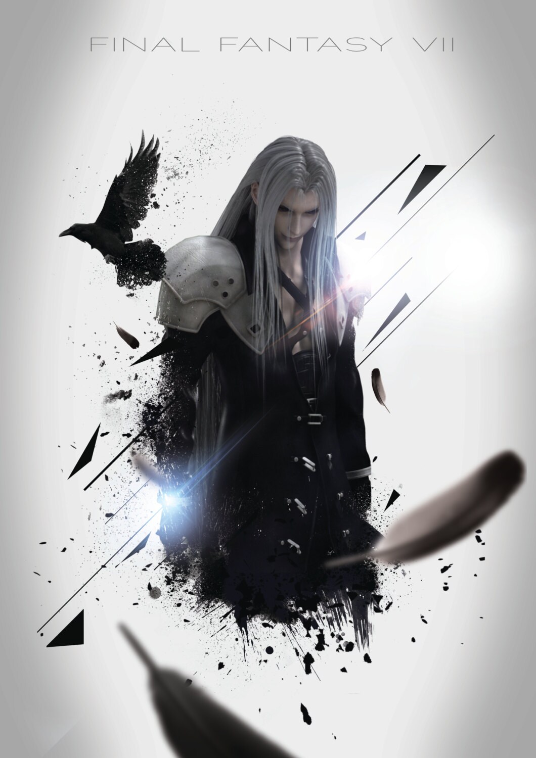 Final Fantasy VII poster Final Fantasy Inspired Sephiroth
