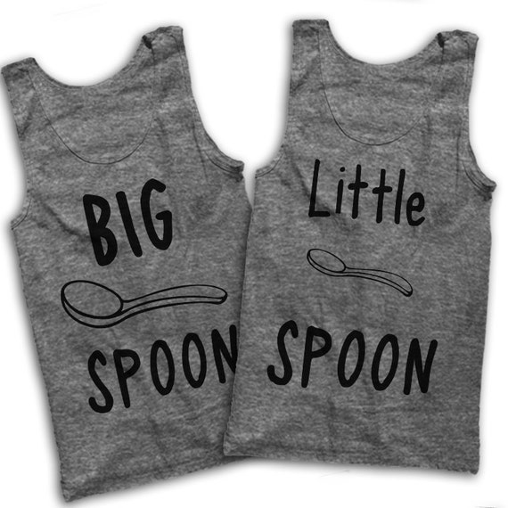 Big Spoon Little Spoon Matching Couples by AwesomeBestFriendsTs
