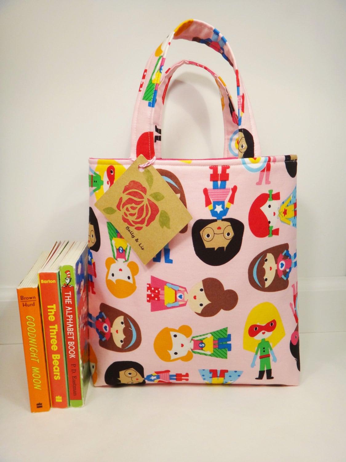 Super Girls Tote Bag Mini Tote Bag Girls Bag Toddler Tote