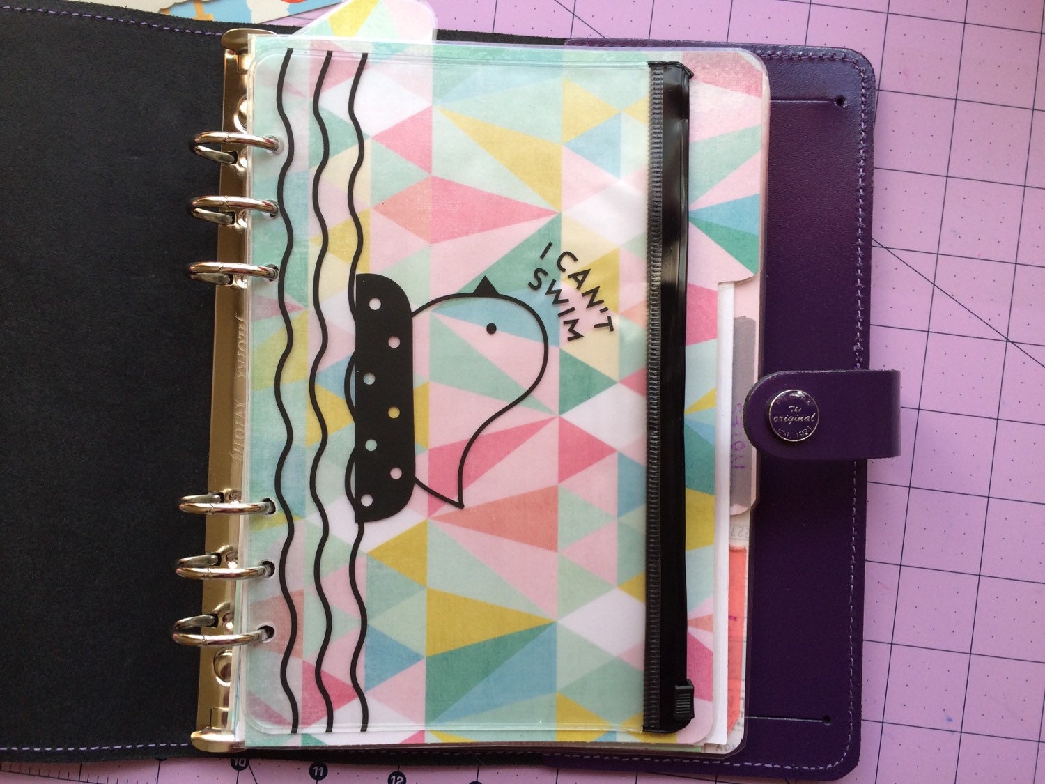 Clear Duck A5 Planner Pouch Zip Pouch for Planner by PlannerMania