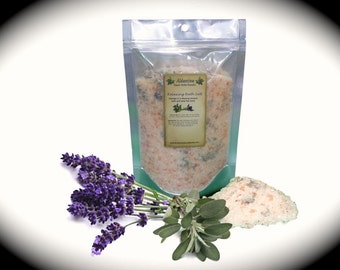 Organic Aromatherapy Mineral Bath Salt >various scents to choose from<