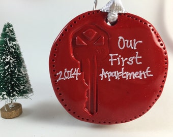 Our (or My) First Apartment or Home Key Ornament