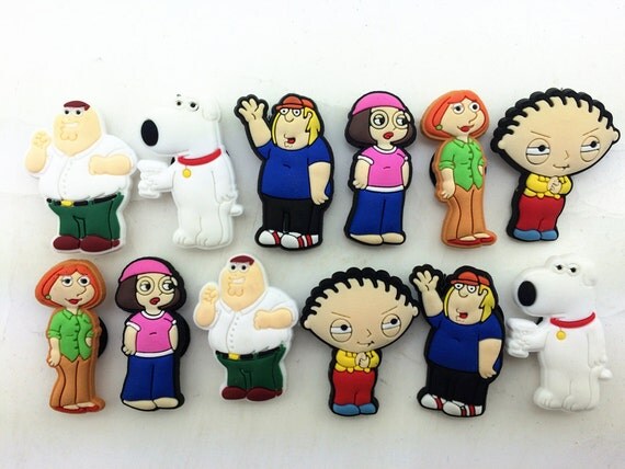 12pcs Family Guy Shoe Charms for Croc Shoes & by shoecharms