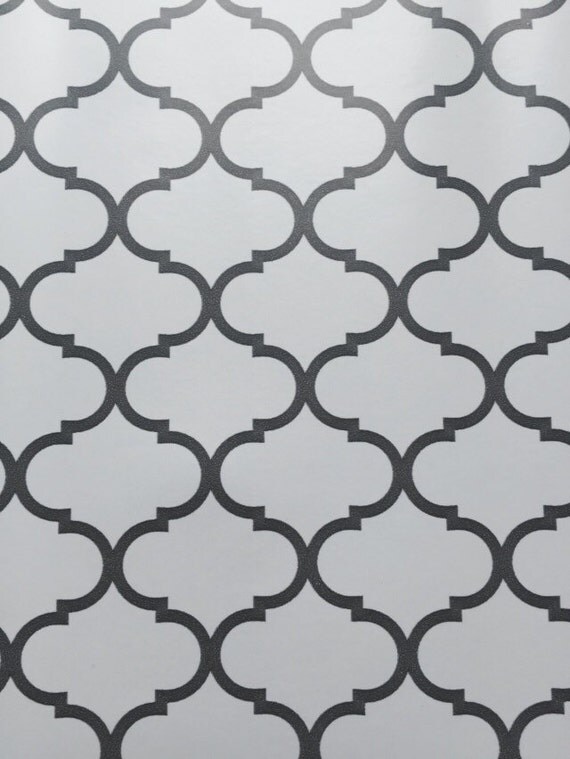 Contact paper trendy gray print wallpaper by BBBeadsAll on Etsy