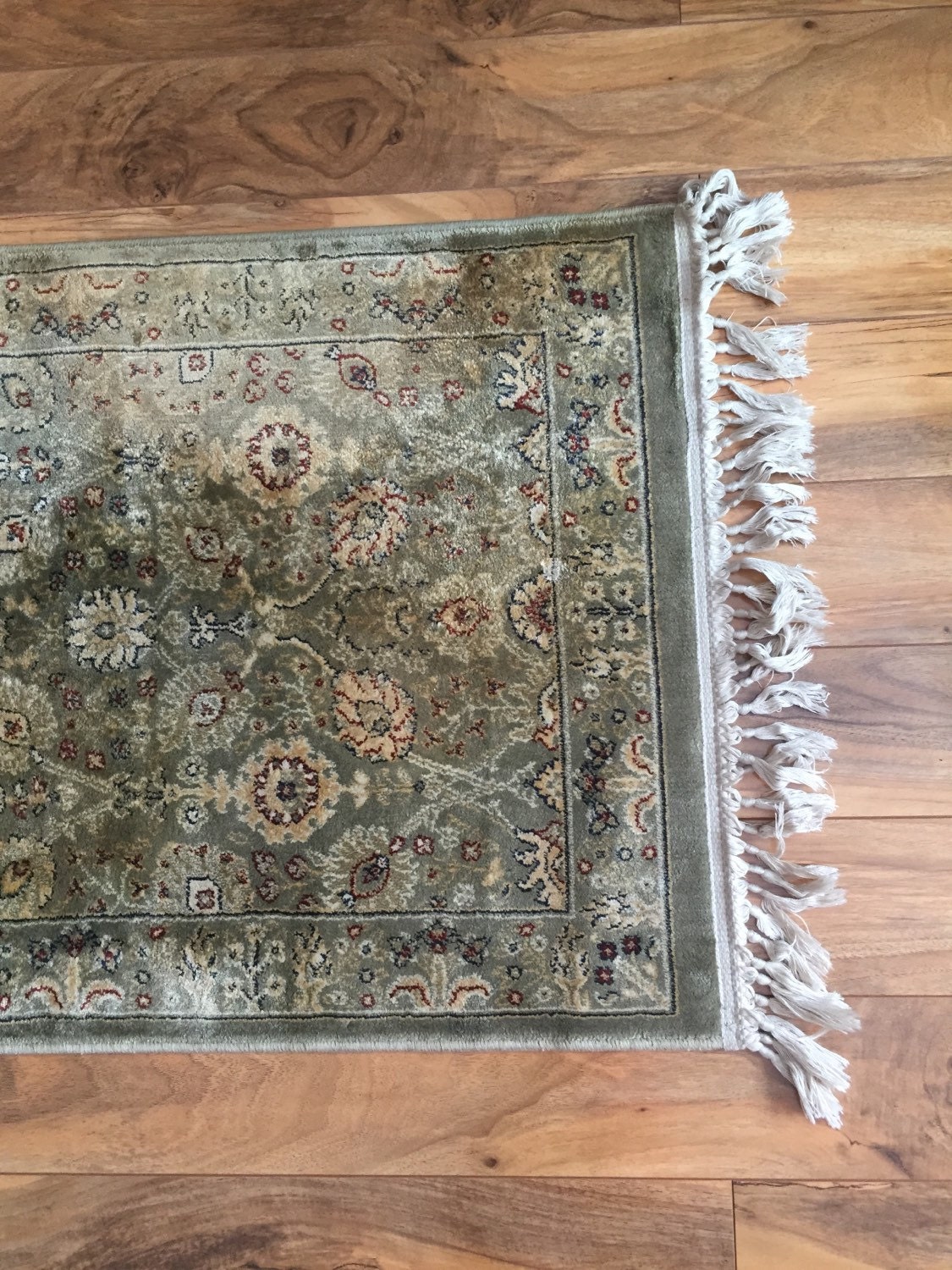 Verona Viscose Pile Carpet Made in Belgium Size 65 x 210 cm floral