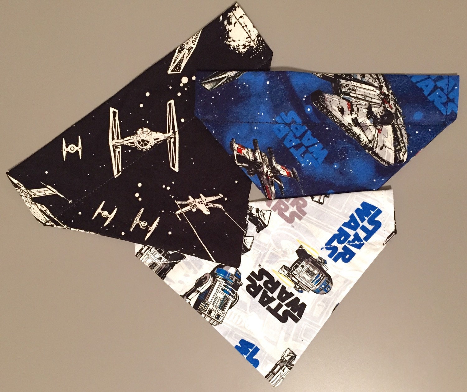 Star wars dog bandanas by ruffthreadsAZ on Etsy